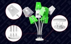 Светодиодная 3D-фигура Торшеры"