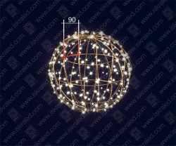 Светодиодная 3D-фигура Шар"- 90