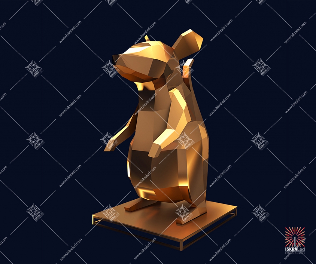 Декоративная 3D-фигура Мышь" 1,8 м